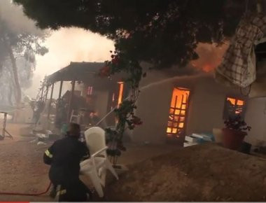 Συγκλονιστικό βίντεο: Ο πύρινος «εφιάλτης» στους Αγ. Θεοδώρους